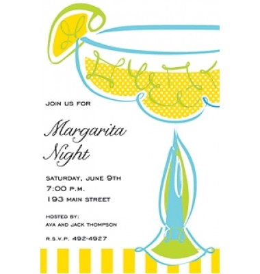 Fiesta Invitations, Swirl Margarita, Inviting Company
